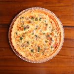 Quiche de Cogumelos Paris grande